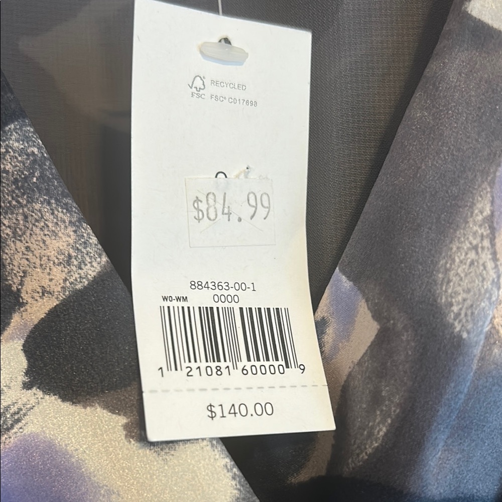 Banana Republic Floral Midi Dress in Blue and Gray - Picture 2 of 5